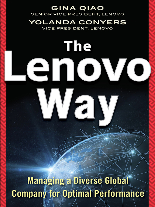 Title details for The Lenovo Way by Gina Qiao - Wait list